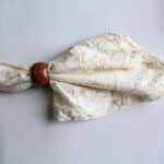 CG Hunter Handcrafted Linen Blush Lilies Napkins - Set of 4 for Elegant Dining Decor - Image 8