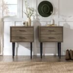 Olivia Two-Drawer Nightstand / Side Table, Set of 2 - Image 2