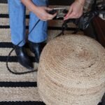 Luxury Handcrafted Round Braided Jute Ottoman Pouf - Eco-Friendly Bohemian Home Accent - Image 4