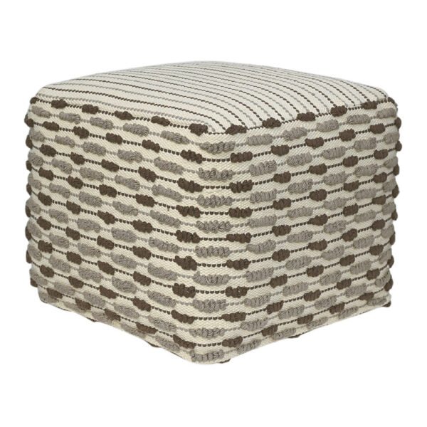 Luxury Handwoven Jute Ottoman Pouf – Eco-Friendly & Versatile Seating for Any Space
