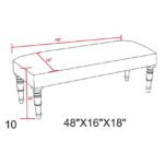 Gran Dark Green Bench - Image 9