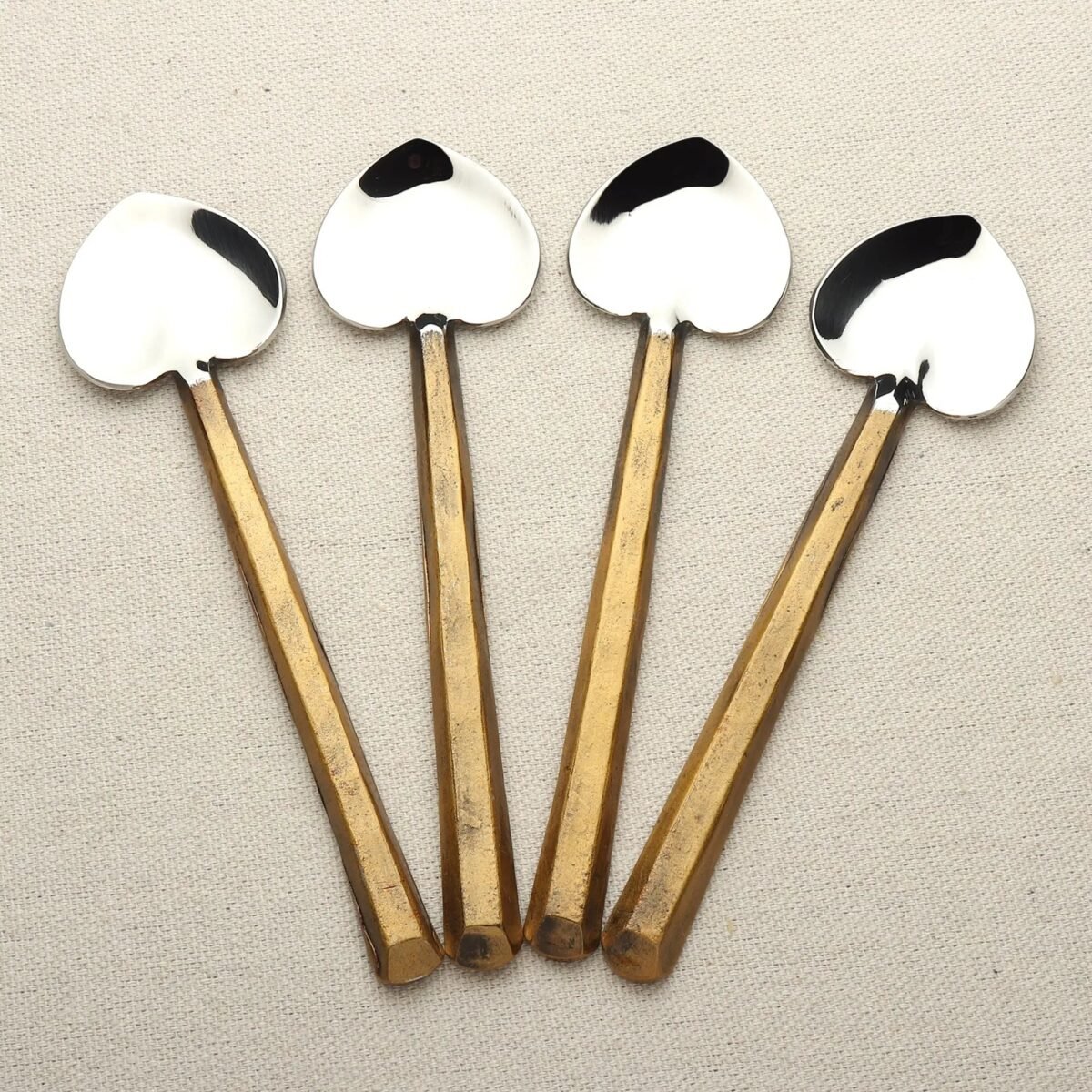 PLATEAU HEART SPOON 4 PC. SET - Image 1