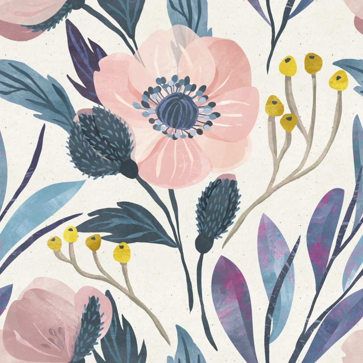 Purple Daisy Wallpaper - Image 2