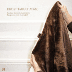 Brown Reversible Ultra-Soft Plush Sherpa Throw Blanket, Double Bed Size 90 x 100" - Image 5