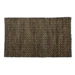 Handmade Natural and Black Diamond Jute Rug by CG Hunter – Eco-Friendly Artisanal Design - Image 8