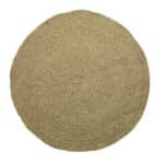 Handmade Natural Round Braided Jute Rug - Eco-Friendly Durable Design from CG Hunter - Image 3