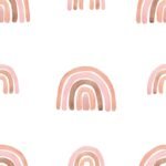 Pastel Boho Rainbow Peel and Stick Wallpaper | Girls Room Wall Decor - Image 2