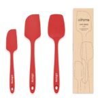 3 Piece Silicone Spatula Set - Red - Image 11