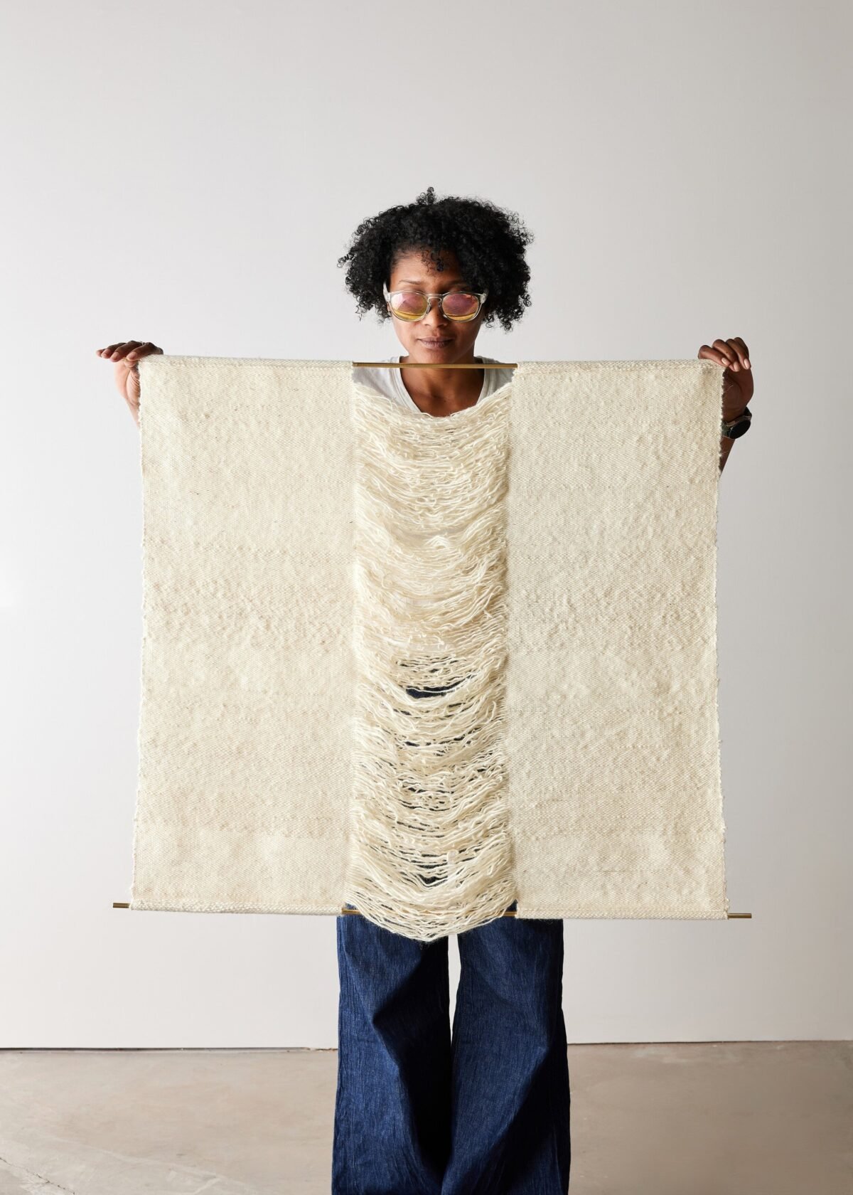 Respiro Handwoven Cotton Wall Hanging - Image 1