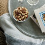 Handcrafted 100% Linen Ivory Throw Blanket with Grey Stripes - 50" x 70" Elegant Home Decor - Image 5