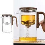 Elegant Heat-Resistant Glass Teapot with Infuser - Image 3