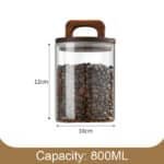 Transparent Glass Sealed Jar - Image 2