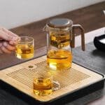 Elegant Heat-Resistant Glass Teapot with Infuser - Image 4