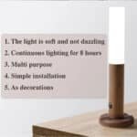 Minimalist LED Wooden Night Light – USB Powered - Image 7