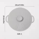Spill-Proof Silicone Pot Cover - Image 2
