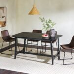 Mid-Century Sammen Dining Table with Trestle Base