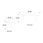 Vrlika Brown Bench - Image 10