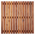 Redfish Oiled Teak Shower and Bath Mat 19.6″ x 19.6″ - Image 2