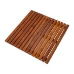 Redfish Oiled Teak Shower and Bath Mat 19.6″ x 19.6″ - Image 12