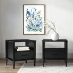 Walker Edison Spindle Transitional 1-Drawer Nightstand - Image 24