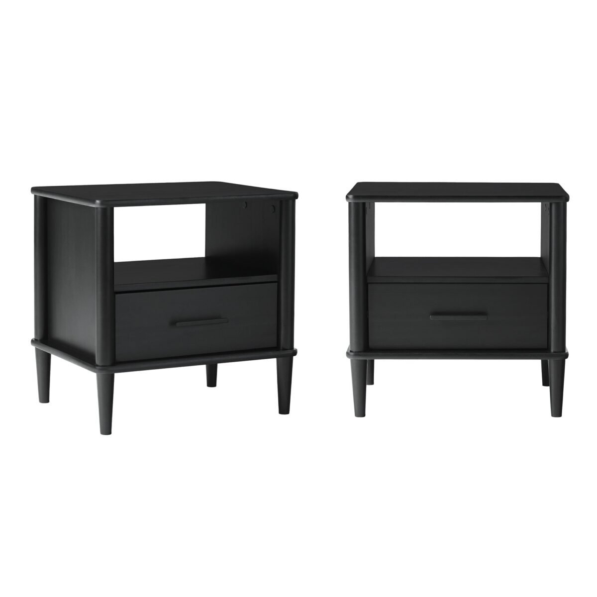 Walker Edison Spindle Transitional 1-Drawer Nightstand - Image 25
