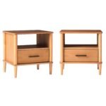 Walker Edison Spindle Transitional 1-Drawer Nightstand - Image 20