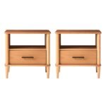 Walker Edison Spindle Transitional 1-Drawer Nightstand - Image 21