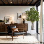 7' Lifelike Faux Potted Sumac Tree in Elegant Pot - Perfect for Modern or Rustic Home Decor - Image 9
