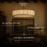 Sakhra Round Alabaster Chandelier - Image 3