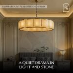 Sakhra Round Alabaster Chandelier - Image 5