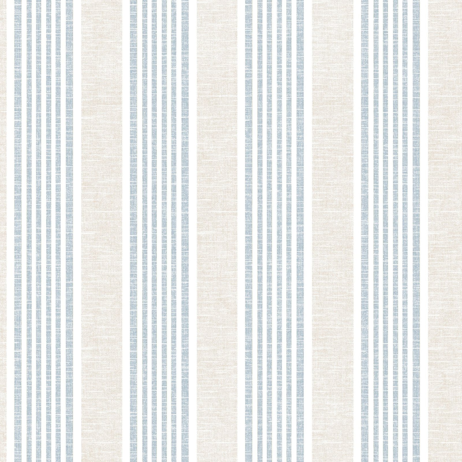 Nantucket Stripe Wallpaper - Classic Coastal Farmhouse Wallcovering - Image 2