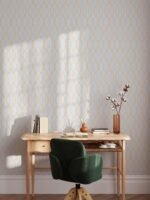 Modern Geometric Wave Wallpaper - Elegant Color Line Peel and Stick Wallpaper - Image 5