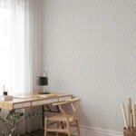 Modern Geometric Wave Wallpaper - Elegant Color Line Peel and Stick Wallpaper - Image 6