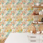 Vintage Floral Wallpaper Mural - Image 2