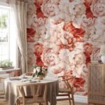 Red Peony Flower Wallpaper - Image 3