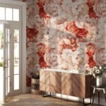 Red Peony Flower Wallpaper - Image 4