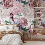 Purple Peony Bouquet Wallpaper - Image 3