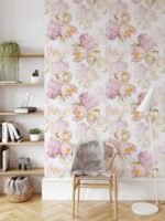 Large Pink Peony Peel and Stick Wallpaper - Image 3