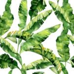 Green Tropical Leaf Wallpaper - Image 2