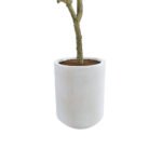 Artificial 7' Olive Tree with Artisan Mediterranean Planter - Image 4