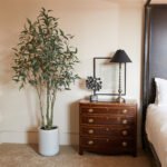 7' Artificial Willow Eucalyptus Tree with Artisan Planter - Image 7
