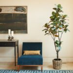 Elegant Handcrafted French Rattan Basket for Faux Plants – Medium & Large Sizes - Image 2