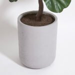 Artificial Fiddle Leaf Fig Tree with Artisan Planter - Image 8