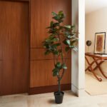 7' Lifelike Artificial Magnolia Tree in Black Grower Pot - Timeless Nature-Inspired Home Decor - Image 7