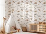 Spaceship Wallpaper For Boys - Soft Clouds and Stars - Image 4