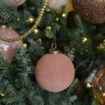 Set of 6 3-Inch Flocked Vintage Rose Glass Ornaments for Elegant Holiday Decor - Image 3