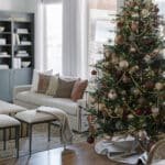 Set of 4 6" Gold Glitter Starburst Ornaments for Festive Holiday Decor - Image 3