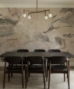 Abstract Marble Wall Mural - Organic Earthy Tones & Fluid Art Wallpaper - Image 5