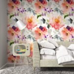 Watercolor Summer Flower Wallpaper - Image 2