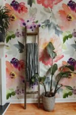 Watercolor Summer Flower Wallpaper - Image 5